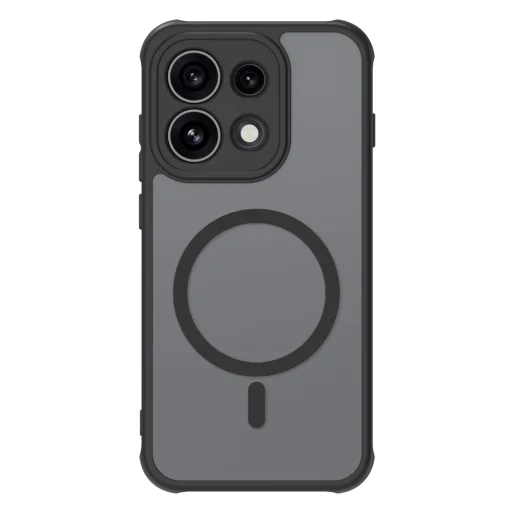 Čierne puzdro Techsuit HaloFrost II MagSafe a ochranné tvrdené sklo pre Oppo Reno16 F / Reno16 FS - 2