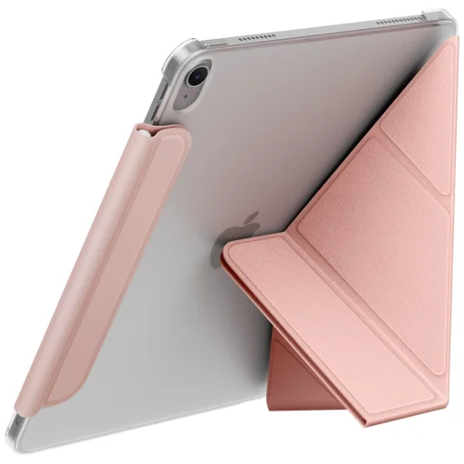 iPad 11" A16 (2025) és iPad 10,9" 10. generációs (2022) UNIQ Camden Lite tok, rózsaszín - 5