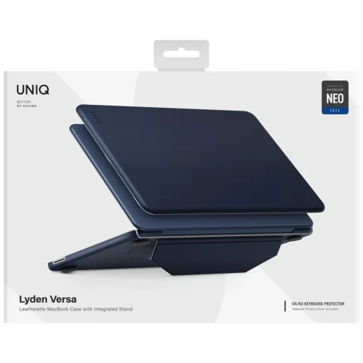 Tmavomodré puzdro UNIQ Lyden Versa na MacBook Neo - 8