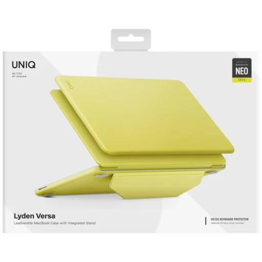 Žlté puzdro UNIQ Lyden Versa pre MacBook Neo - 8