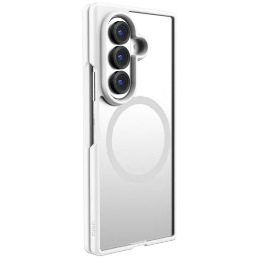  Samsung Galaxy Fold8 fehér UNIQ Veren AF tok Ultra Magclick töltéssel - 1