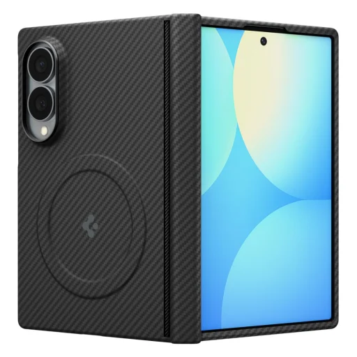 Samsung Galaxy Z Fold 8 čierne puzdro Spigen AirSkin Aramid MagFit - 2
