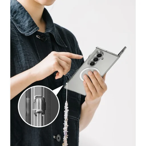  Samsung Galaxy Z Fold 8 Ultra átlátszó Ringke Slim Magnetic MagSafe tok - 8