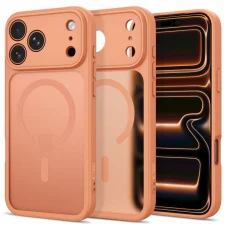  iPhone 17 Pro / 18 Pro matt kozmikus narancssárga Tech-Protect BasicMag MagSafe tok