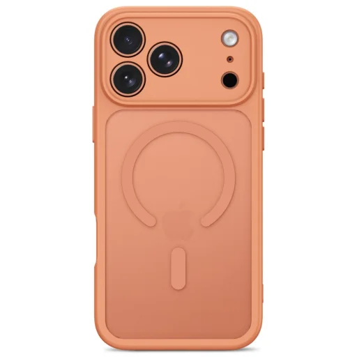 iPhone 17 Pro / 18 Pro matné kozmické oranžové puzdro Tech-Protect BasicMag MagSafe - 4