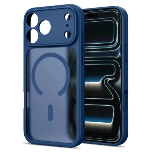 iPhone 17 Pro / 18 Pro matné tmavomodré puzdro Tech-Protect BasicMag MagSafe - 2
