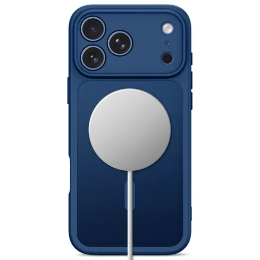 iPhone 17 Pro / 18 Pro matné tmavomodré puzdro Tech-Protect BasicMag MagSafe - 3