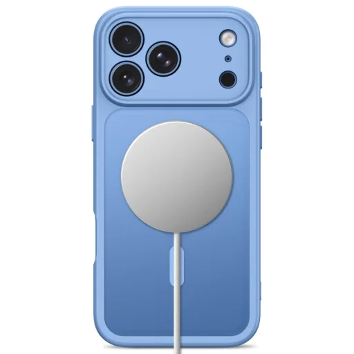 iPhone 17 Pro / 18 Pro matné svetlomodré puzdro Tech-Protect BasicMag MagSafe - 3
