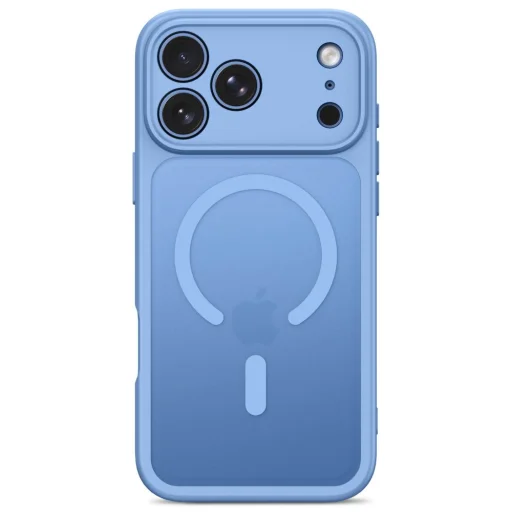 iPhone 17 Pro / 18 Pro matné svetlomodré puzdro Tech-Protect BasicMag MagSafe - 4