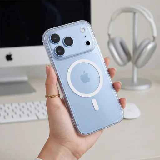  Apple iPhone 17 Pro / 18 Pro átlátszó Tech-Protect FlexAir MagSafe tok - 8