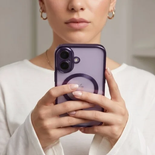  Apple iPhone 17 Fényes levendula Tech-Protect MagFlex MagSafe tok - 8