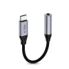 USB-C na 3,5 mm jack DAC adaptér Tech-Protect Ultraboost, oceľovo sivá thumbnail