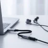 USB-C na 3,5 mm jack DAC adaptér Tech-Protect Ultraboost, oceľovo sivá thumbnail