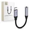 USB-C na 3,5 mm jack DAC adaptér Tech-Protect Ultraboost, oceľovo sivá thumbnail