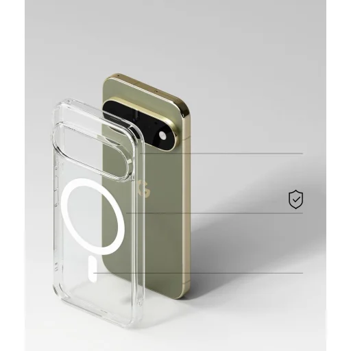  Google Pixel 11 Pro átlátszó Ringke Fusion Magnetic MagSafe tok - 6