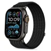  Apple Watch 8 / 9 / 10 / 11 / SE / Ultra (44 / 45 / 46 / 49 mm) Tech-Protect Nylon Sport fekete nylon óraszíj thumbnail