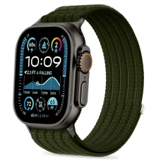  Apple Watch (44 / 45 / 46 / 49 mm) katonai zöld Tech-Protect Nylon Sport tépőzáras óraszíj