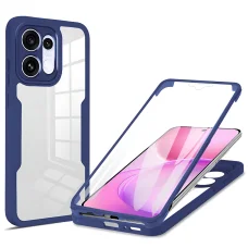 Oppo Reno16 F / Reno16 FS modré puzdro Techsuit ColorVerse 360 Series s ochranou displeja