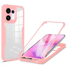 Oppo Reno16 F / Reno16 FS ružové puzdro Techsuit ColorVerse 360 Series s ochranou displeja