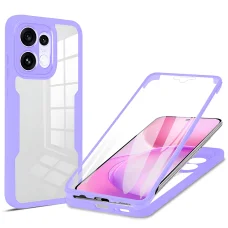 Oppo Reno16 / Reno16 Pro fialové puzdro Techsuit ColorVerse 360 Series s ochranou displeja