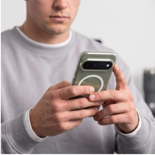  Google Pixel 9 / 9 Pro / 10 / 10 Pro / 11 / 11 Pro Átlátszó Tech-Protect Flexair Hybrid MagSafe tok - 6