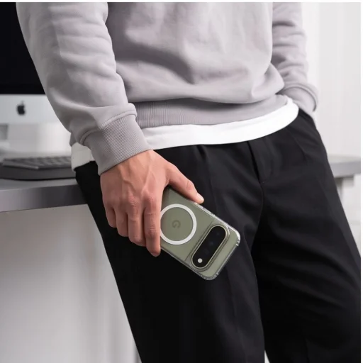  Google Pixel 9 / 9 Pro / 10 / 10 Pro / 11 / 11 Pro Átlátszó Tech-Protect Flexair Hybrid MagSafe tok - 7