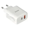 CHG AVAX CH360 SPEEDY 65W GaN sieťová nabíjačka USB A (QC)+Type C (PD3.0), biela thumbnail