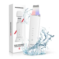 MAXGROOM M-169 ultrahangos kavitációs peeling készülék LED-fényterápiával, fehér