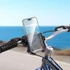 Hoco H104 kerékpár- és motorkerékpár-telefontartó fekete, 4,5–7 hüvelyk thumbnail