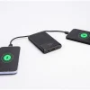 FORCELL F-ENERGY F10K6 10000 mAh powerbank so zabudovanými káblami USB-C a Lightning, čierna thumbnail