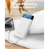 Powerbank Charmast W1148 5V 3A 10000 mAh so vstavanými káblami USB A / USB C / Lightning / Micro USB biela thumbnail