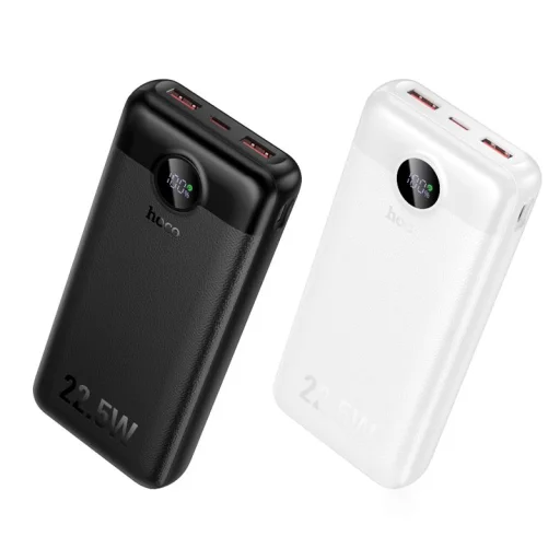 Hoco J172A 20000 mAh powerbanka 22,5 W + PD 20 W s LED displejom, biela - 4
