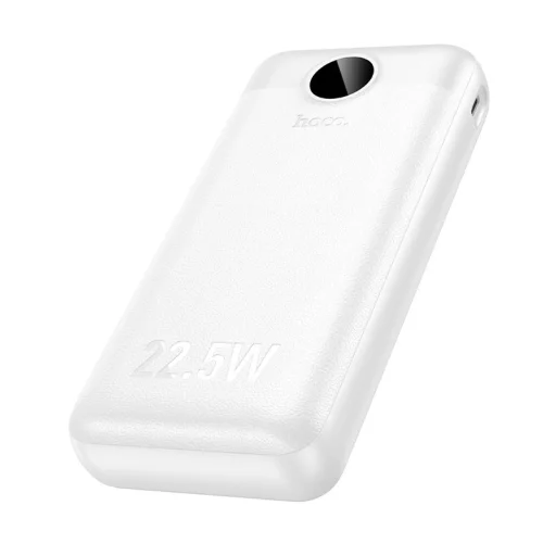 Hoco J172A 20000 mAh powerbanka 22,5 W + PD 20 W s LED displejom, biela - 2