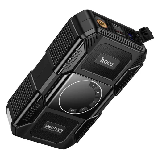 Hoco QS6 8000 mAh externá batéria s funkciou štartovacieho zdroja a kompresorom, čierna - 4