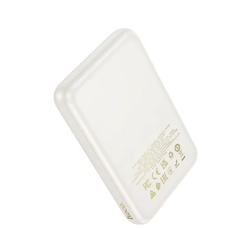 Hoco J141 Grace magnetická bezdrôtová powerbanka 10000 mAh 20W, mliečna biela - 2