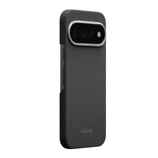 Google Pixel 11 Pro čierne/sivé (Twill) PITAKA Edge Case puzdro z aramidových vlákien