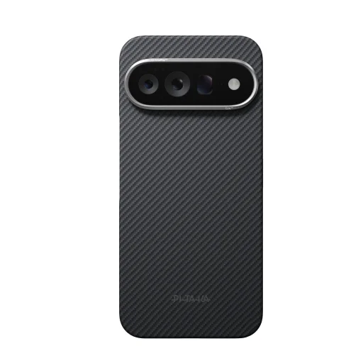 Google Pixel 11 Pro čierne/sivé (Twill) PITAKA Edge Case puzdro z aramidových vlákien - 2