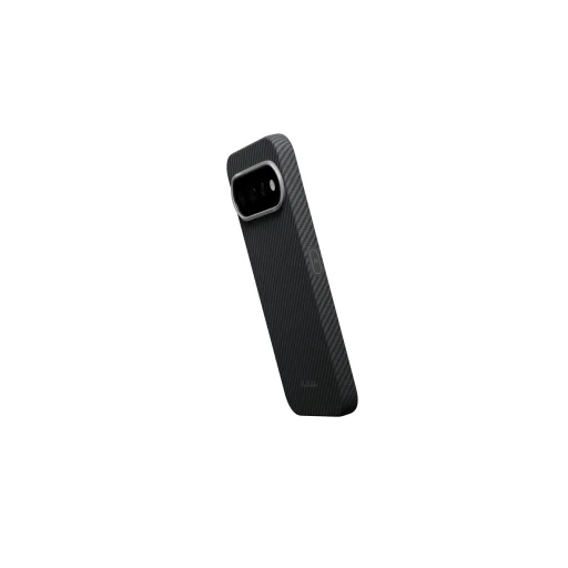 Google Pixel 11 Pro čierne/sivé (Twill) PITAKA Edge Case puzdro z aramidových vlákien - 6