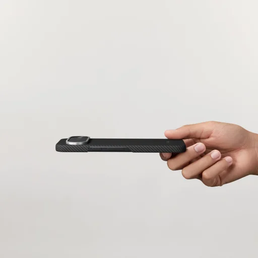 Google Pixel 11 Pro čierne/sivé (Twill) PITAKA Edge Case puzdro z aramidových vlákien - 11