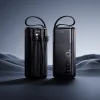 Hoco J156 Founder 10000 mAh külső akkumulátor beépített kábelekkel, fekete thumbnail