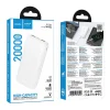 Hoco J153A Stability 20000 mAh 10 W biela externá batéria powerbank thumbnail