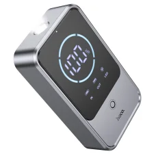 Hoco QS7 Source 10000 mAh autóindító külső akkumulátor, fémszürke powerbank