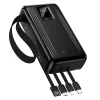 Hoco J173 Jingyao 20000 mAh 22,5 W externá batéria so vstavanými káblami, čierna powerbanka thumbnail