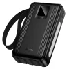 Hoco J173 Jingyao 20000 mAh 22,5 W externá batéria so vstavanými káblami, čierna powerbanka thumbnail