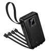 Hoco J173 Jingyao 20000 mAh 22,5 W externá batéria so vstavanými káblami, čierna powerbanka thumbnail