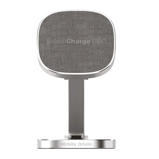 Mobile Origin TravelCharge PRO strieborná skladacia magnetická nabíjačka - 9