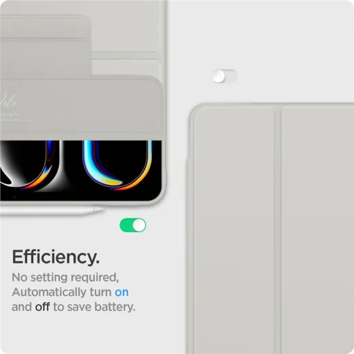 Spigen Air Skin Pro Onetap sivé puzdro na iPad Pro 13" (2025/2024) - 11