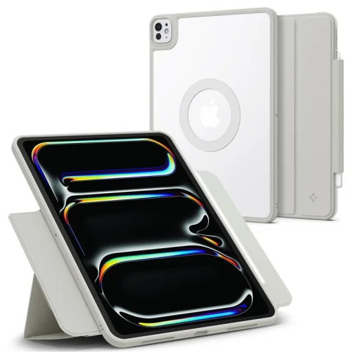 Spigen Air Skin Pro Onetap sivé puzdro na iPad Pro 13" (2025/2024) - 12