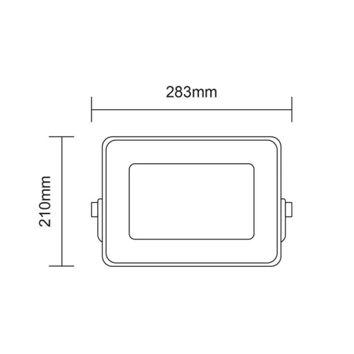 Asalite LED reflektor Slim 100W 6500K (9000 lúmenov) - 5