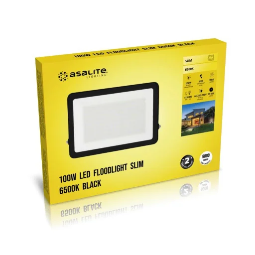 Asalite LED reflektor Slim 100W 6500K (9000 lúmenov) - 3